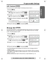 Preview for 21 page of Panasonic KX-TGA520 - 5.8 GHz FHSS Cordless Expansion Handset Operating Instructions Manual