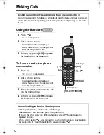 Preview for 22 page of Panasonic KX-TGA520 - 5.8 GHz FHSS Cordless Expansion Handset Operating Instructions Manual