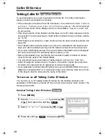 Preview for 28 page of Panasonic KX-TGA520 - 5.8 GHz FHSS Cordless Expansion Handset Operating Instructions Manual