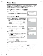 Preview for 34 page of Panasonic KX-TGA520 - 5.8 GHz FHSS Cordless Expansion Handset Operating Instructions Manual