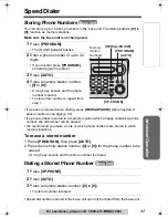 Preview for 41 page of Panasonic KX-TGA520 - 5.8 GHz FHSS Cordless Expansion Handset Operating Instructions Manual