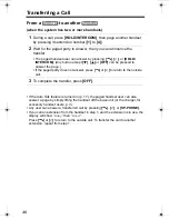 Preview for 46 page of Panasonic KX-TGA520 - 5.8 GHz FHSS Cordless Expansion Handset Operating Instructions Manual