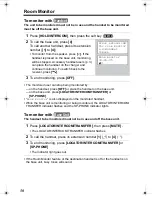 Preview for 50 page of Panasonic KX-TGA520 - 5.8 GHz FHSS Cordless Expansion Handset Operating Instructions Manual