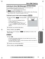 Preview for 53 page of Panasonic KX-TGA520 - 5.8 GHz FHSS Cordless Expansion Handset Operating Instructions Manual