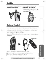 Preview for 59 page of Panasonic KX-TGA520 - 5.8 GHz FHSS Cordless Expansion Handset Operating Instructions Manual