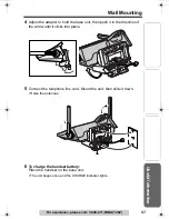 Preview for 61 page of Panasonic KX-TGA520 - 5.8 GHz FHSS Cordless Expansion Handset Operating Instructions Manual