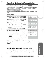 Preview for 65 page of Panasonic KX-TGA520 - 5.8 GHz FHSS Cordless Expansion Handset Operating Instructions Manual