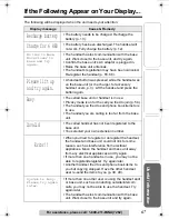 Preview for 67 page of Panasonic KX-TGA520 - 5.8 GHz FHSS Cordless Expansion Handset Operating Instructions Manual