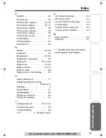 Preview for 79 page of Panasonic KX-TGA520 - 5.8 GHz FHSS Cordless Expansion Handset Operating Instructions Manual