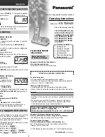 Panasonic KX-TGA523 Operating Instructions Manual preview