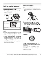 Предварительный просмотр 3 страницы Panasonic KX-TGA570 Installation Manual