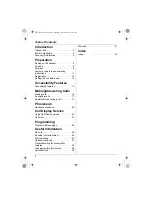 Предварительный просмотр 2 страницы Panasonic KX-TGA572C Operating Instructions Manual