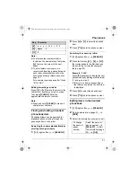 Предварительный просмотр 21 страницы Panasonic KX-TGA572C Operating Instructions Manual