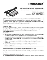 Panasonic KX-TGA575S (Italian) Instrucciones De Operación preview
