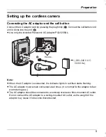 Предварительный просмотр 9 страницы Panasonic KX-TGA593AL Operating Instructions Manual