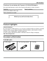 Preview for 3 page of Panasonic KX-TGA595AL Operating Instructions Manual