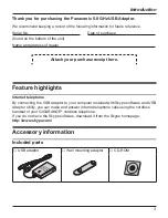 Предварительный просмотр 3 страницы Panasonic KX-TGA595AL Operating Instructions Manual