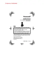Panasonic KX-TGA640 Installation Manual preview
