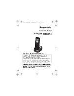 Preview for 1 page of Panasonic KX-TGA641E Installation Manual