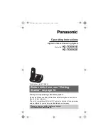 Preview for 1 page of Panasonic KX-TGA651 Operating Instructions Manual