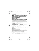 Preview for 30 page of Panasonic KX-TGA661FX Installation Manual