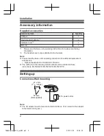 Предварительный просмотр 2 страницы Panasonic KX-TGA680C Installation Manual