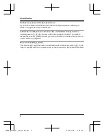 Preview for 8 page of Panasonic KX-TGA681EXA Installation Manual