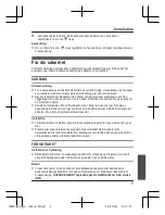 Preview for 37 page of Panasonic KX-TGA681EXA Installation Manual