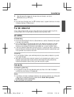 Preview for 45 page of Panasonic KX-TGA681EXA Installation Manual