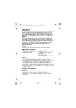 Preview for 8 page of Panasonic KX-TGA711EX Installation Manual