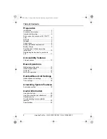 Preview for 2 page of Panasonic KX-TGA715E Operating Instructions Manual