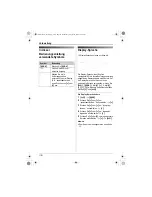 Preview for 34 page of Panasonic KX-TGA715EX Operating Instructions Manual