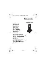 Preview for 1 page of Panasonic KX-TGA721EX Installation Manual