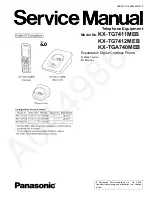 Panasonic KX-TGA740 Service Manual предпросмотр