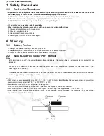 Preview for 4 page of Panasonic KX-TGA740 Service Manual