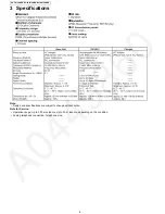 Preview for 6 page of Panasonic KX-TGA740 Service Manual