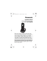 Panasonic KX-TGA800E Installation Manual preview