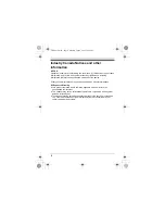 Preview for 8 page of Panasonic KX-TGA805C Installation Manual