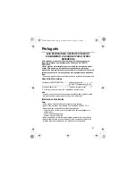 Preview for 41 page of Panasonic KX-TGA807EX Installation Manual