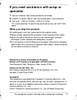 Preview for 11 page of Panasonic KX-TGA820B - Cordless Extension Handset Installation Manual