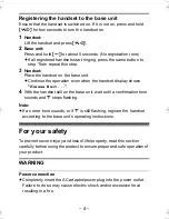 Preview for 4 page of Panasonic KX-TGA830AZ Installation Manual