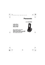 Предварительный просмотр 1 страницы Panasonic KX-TGA840FX Installation Manual