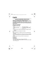 Preview for 4 page of Panasonic KX-TGA840FX Installation Manual