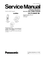 Panasonic KX-TGA840FXB Service Manual предпросмотр