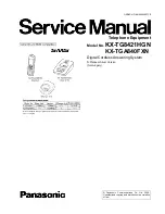 Предварительный просмотр 1 страницы Panasonic KX-TGA840FXN Service Manual