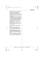 Предварительный просмотр 7 страницы Panasonic KX-TGA914E Operating Instructions Manual