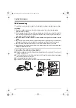 Preview for 14 page of Panasonic KX-TGA914EX Operating Instructions Manual