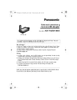 Preview for 17 page of Panasonic KX-TGA915EX Operating Instructions Manual