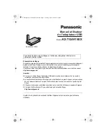 Preview for 33 page of Panasonic KX-TGA915EX Operating Instructions Manual