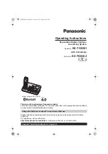 Предварительный просмотр 1 страницы Panasonic KX-TGA939 Operating Instructions Manual